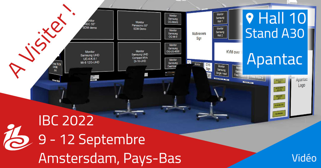 Distrimedia_KV's tweet photo. @IBCShow Jour 2
Le stand à visiter : @Apantac Hall 10 A30
Multiviewer, cartes #SDM, #openGear, convertisseur vidéo, #KVM

Nous contacter : https://t.co/hx4CK6foJI https://t.co/3WmhFE3D7m
