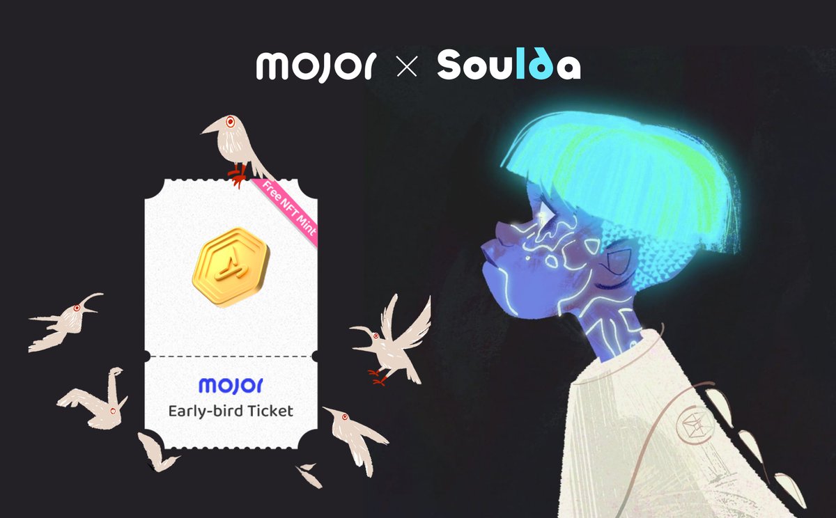 ⭕️Soulda x Mojor⭕️

Mojor is a Web3 community platform built for natives! 

🎁 20x Early Bird Ticket, enter to unlock massive bluechip NFTs and more:
premint.xyz/Soulda16Club-x…

APP is NOW AVAILABLE! 

1⃣Follow <a href="/Soulda16Club/">Soulda16</a> &amp; @MojorCom 
2️⃣Like+ RT + tag 3 friends 

⏰48hrs