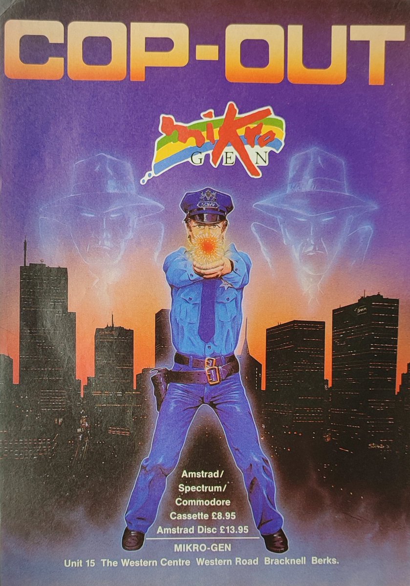 AdSpace_Mag's tweet photo. Great advert for Cop Out, 1986 #retrogames https://t.co/f5R59kJ4eH