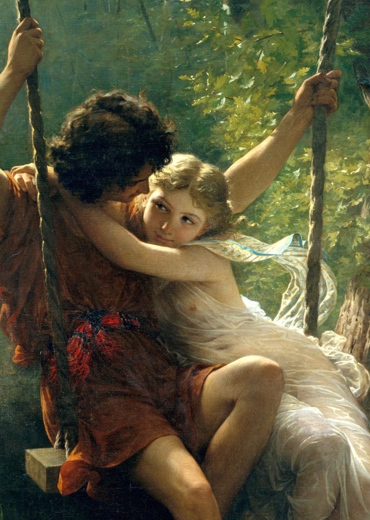 AcademiaAesthe1's tweet image. Springtime - 1873 - Pierre Auguste Cot