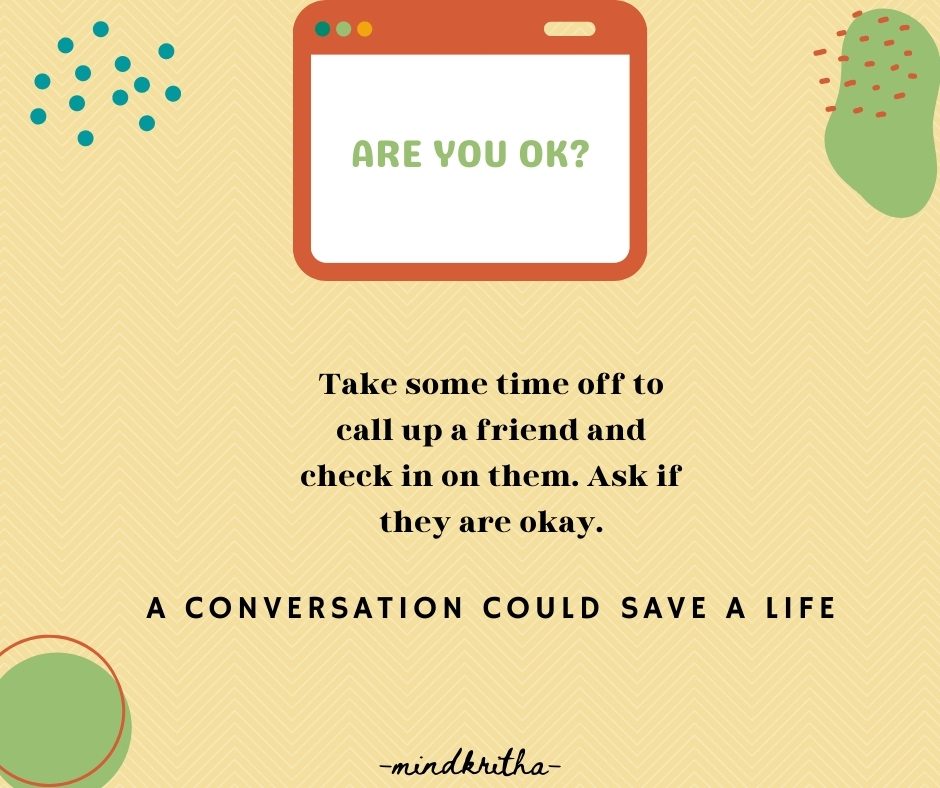 mindkritha's tweet photo. Are you okay?

#MentalHealthMatters #MentalHealthAwareness #mindkritha #imokay #youarenotalone #hereforyou #psychology #tasktuesday #mentalhealthsupport #mentalhealth https://t.co/uSkuXOhY6c