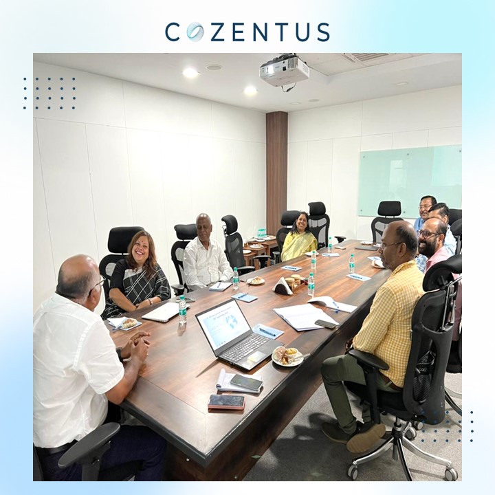 cozentus's tweet photo. Cozentus held its 3rd Annual General Meeting. Devesh Sinha, the chairman, shared company’s performance of FY21-22. He announced a revenue growth of 300% for the year and presented a very positive business outlook for the coming FY with a similar growth in sight. #businessgrowth https://t.co/atnFjH9MKX