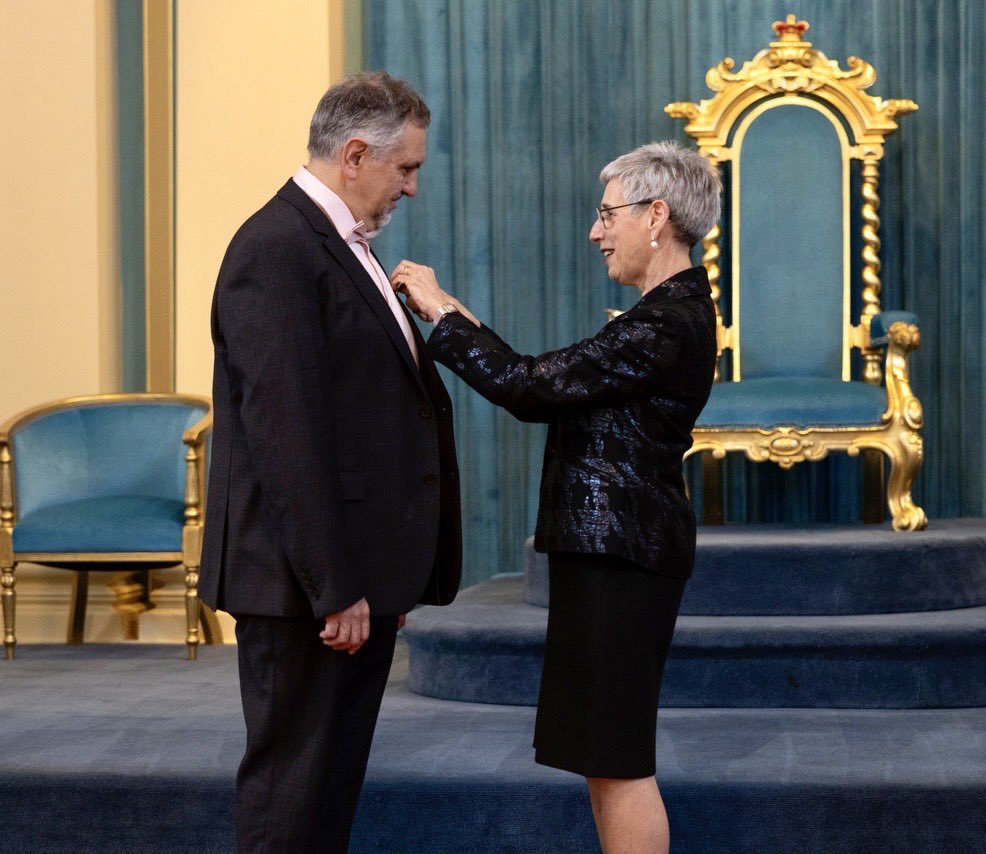 VicGovernor's tweet photo. Several recipients at today’s Queen’s Birthday Order of Australia investiture ceremony received Awards for services to the arts, including Vika &amp; Linda Bull OAM, Greg Champion OAM and Joe Chindamo OAM. https://t.co/MIESMvI8Us