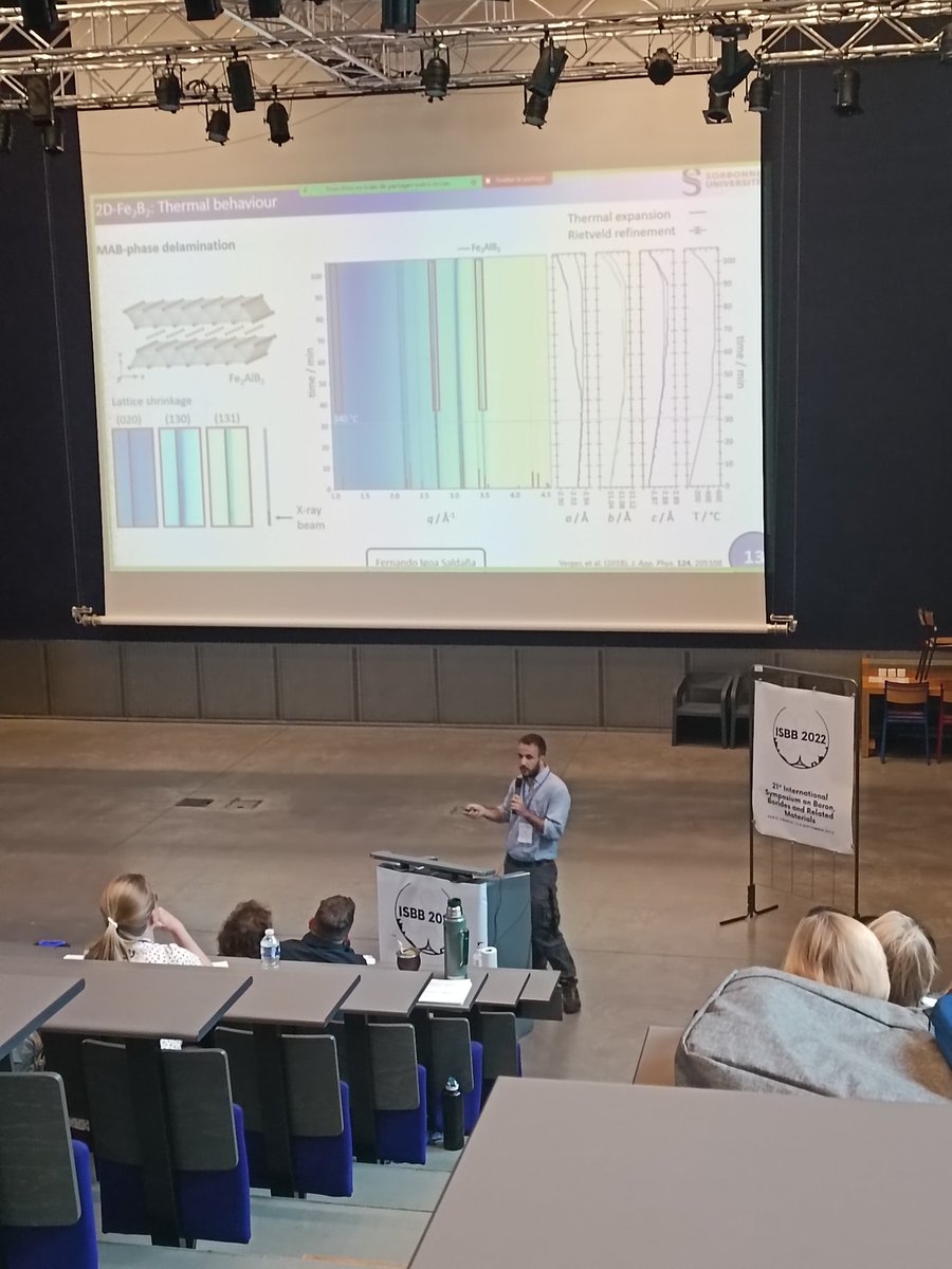 Busy morning at <a href="/Sorbonne_Univ_/">Sorbonne Université</a> <a href="/ScienceSorbonne/">Faculté des Sciences de Sorbonne Université</a> with 21st International Symposium on Boron, Borides and Related Materials getting started with presentations of our own <a href="/figoa96/">Fernando Igoa Saldaña</a> and Amandine from <a href="/Nano_lcmcp/">Nano_lcmcp</a> <a href="/lcmcp_paris/">LCMCP</a> #phdlife #postdoclife #science #conference