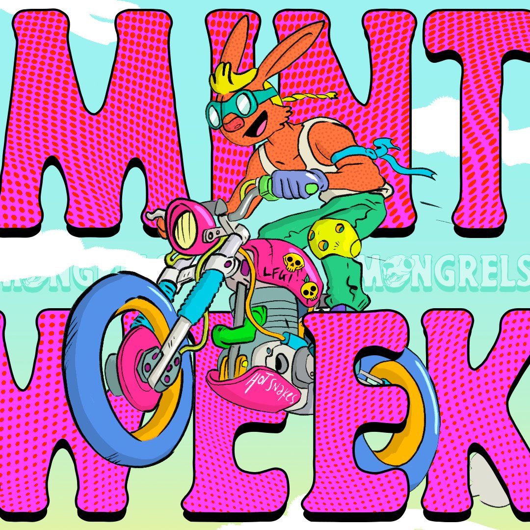 🖖 Mint Week is here!! 🖖

We can't wait to see this place covered in Mongrel PFPs this time next week 💎💎

If you're not on the WL yet, join the raffle below to win one of our final Vibe List spots! 👇🎉
bit.ly/FinalMongrelsR…

#MongrelsSZN #cc0summer #NFTCommunity