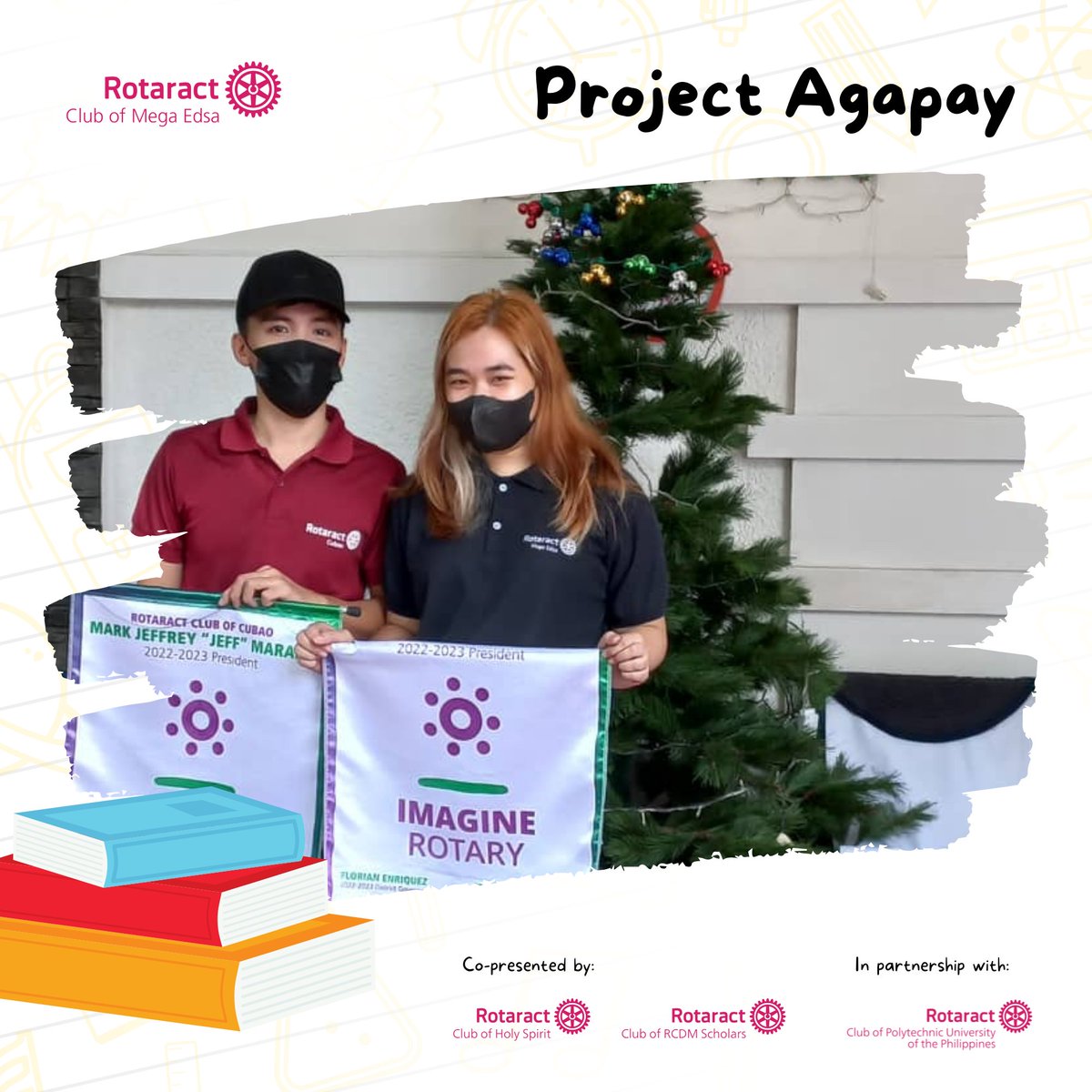 rac_megaedsa's tweet photo. Thank you also to ISP Mark Jeffrey Castro Maraña and Rtr. John Israel Baylon for taking care of the turnover of books to our club. Looking forward to working with you again on our following projects! 💕
#ProjectAgapay
#ImagineRotary
#RotaractDistrict3780
#ImaginativeSuperYear https://t.co/4ey5UboHU8