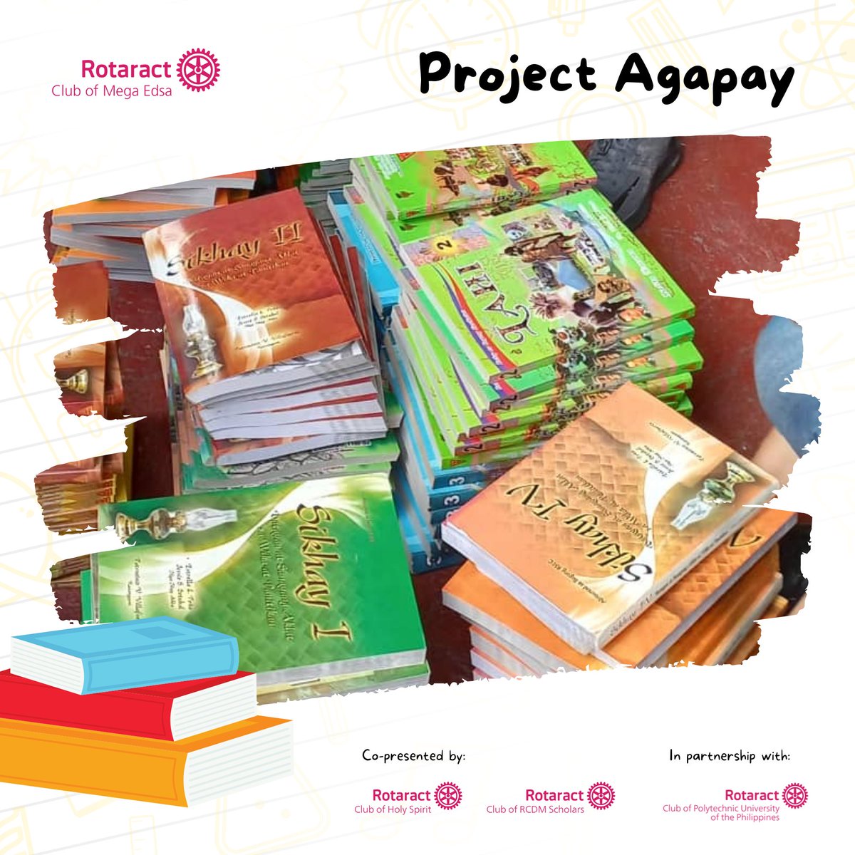rac_megaedsa's tweet photo. Thank you also to ISP Mark Jeffrey Castro Maraña and Rtr. John Israel Baylon for taking care of the turnover of books to our club. Looking forward to working with you again on our following projects! 💕
#ProjectAgapay
#ImagineRotary
#RotaractDistrict3780
#ImaginativeSuperYear https://t.co/4ey5UboHU8