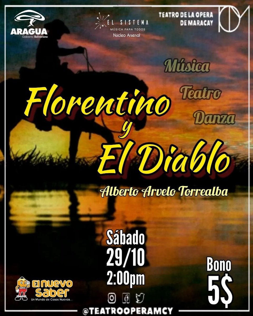 danieldrums2020's tweet image. "Noche de fiero chubasco por la enlutada llanura" #FlorentinoyElDiablob @elsistema @SecCulturaArag2 @GobiernoAragua_ @Soykarinacarpio