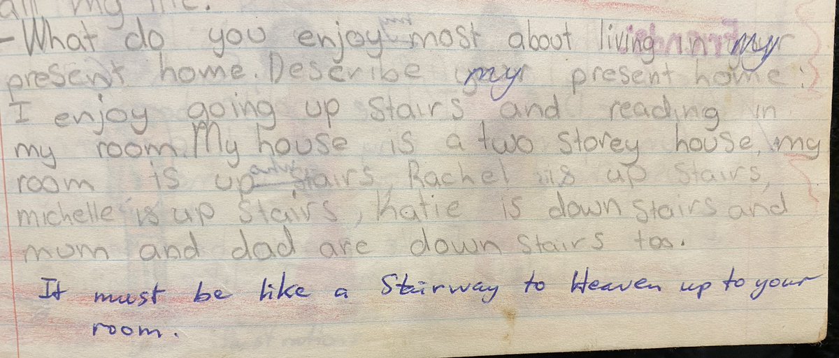 sarah1100's tweet photo. Man I had a creepy ass teacher when I was 9 #creepyteacher #homework https://t.co/WII8th4AQy