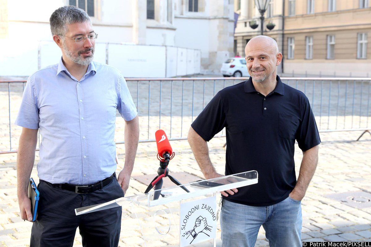 PIXSELL's tweet photo. Pokret "Slobodni zajedno" najavio prosvjed pod nazivom "Dajemo vam otkaz"
https://t.co/LyMMarksrD
📷Patrik Macek/PIXSELL
#pokret #slobodnizajedno #prosvjed #protest #dajemovamotkaz #caosvima #konferencija #presica #press https://t.co/vwqJjAE9cm