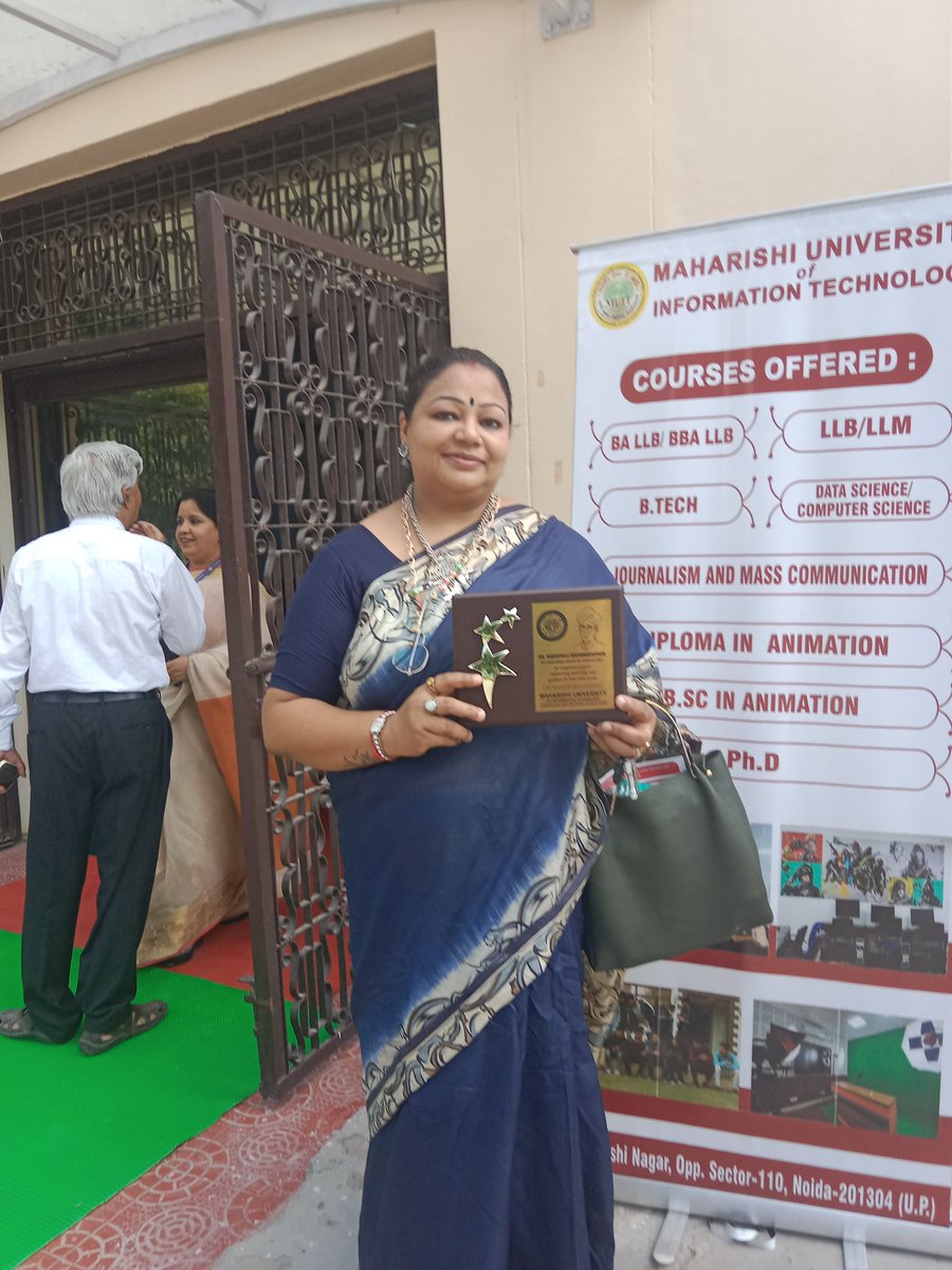 AnshuChakrabor6's tweet photo. My gratitude to @maharishiuni @muitindia for honouring me with #DrSarvepalliRadhakrishnan   award. 
#awards2022 #TeachersDay2022 #TeachersDay #honour #NationalAward 
@ShrichandSharma @dpradhanbjp
#shikshakdivas https://t.co/BnrnyxbP9q