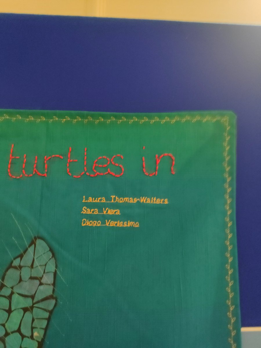 CarlosOSantos4's tweet photo. The marvellous academic poster of Laura, Diogo et Al: a Welsh quilt embroidered by Laura. #wsmc2022 https://t.co/15iNMDVq84