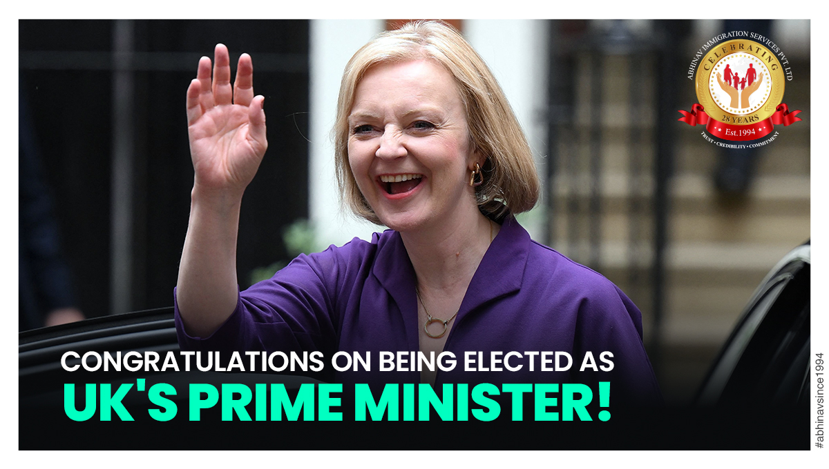 abhinavimmi's tweet photo. Congratulations to UK on getting their new woman PM Liz Truss!

For more information call us at +91-8595338595.

#congratulations #congratulationstouk #newpm #LizTruss #primeministerofuk #ukprimeminister #ukimmigration #settleinuk #migratetouk #immigratetouk #abhinavsince1994 https://t.co/TCRR8GJbPP