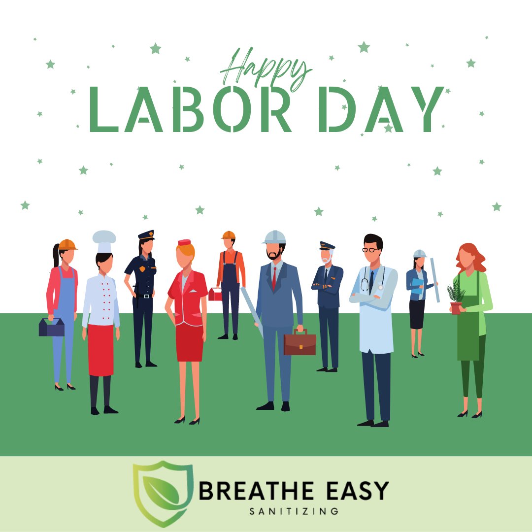 Happy Labor Day!

#LaborDay #Sanitizing #DiseaseFree #OccupationalHealth #organic #nontoxic #safe #Clean #proactive #shoplocal #startUP #ColumbusGA #breatheEasy #Georgia #PhenixCity #Alabama #ColGA #Auburn #ecofriendly #Fresh #breathe #InfectionFree #eco #PetFriendly #PetSafe