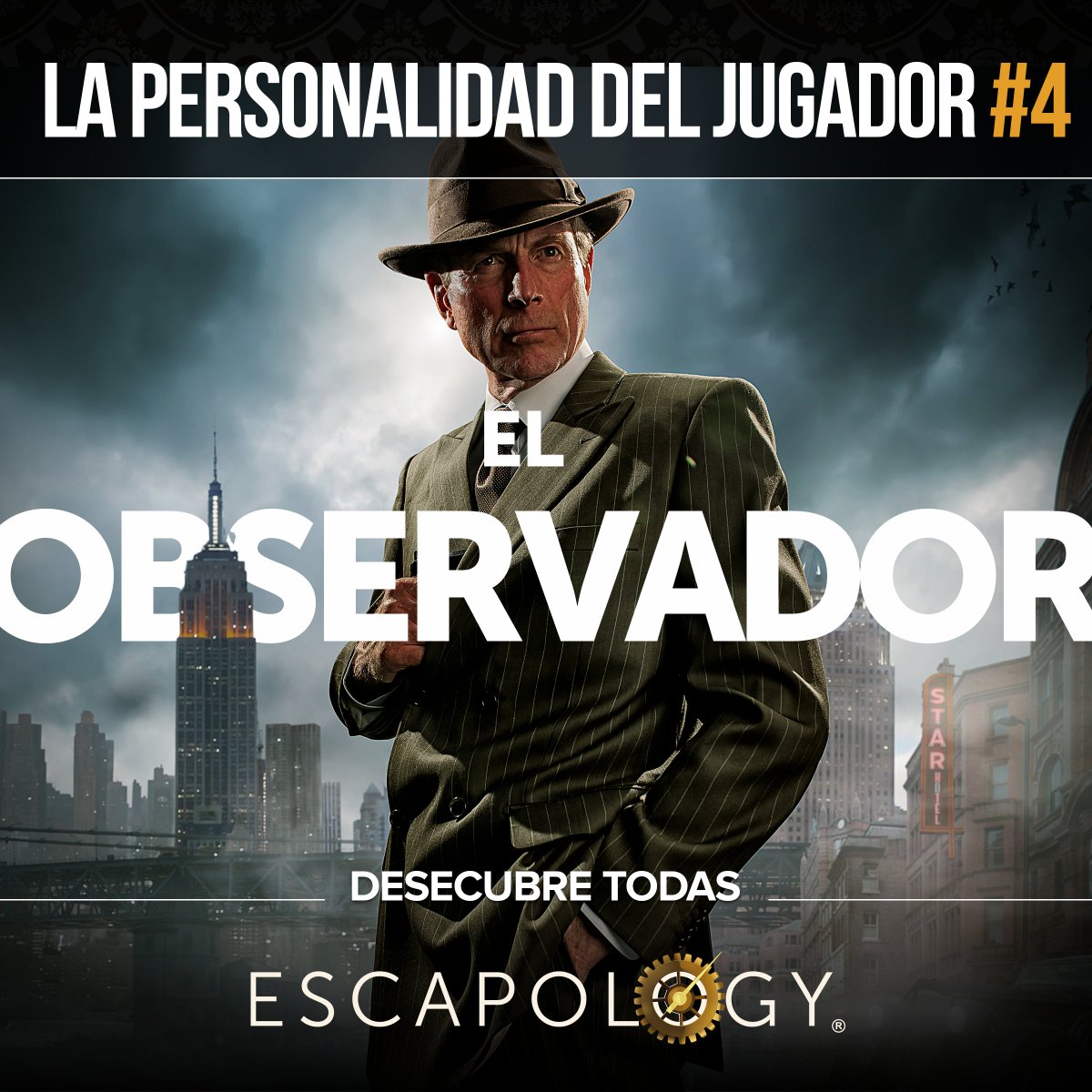 EscapologyL's tweet photo. 𝗗𝗶𝗺𝗲 𝗰𝗼́𝗺𝗼 𝗷𝘂𝗲𝗴𝗮𝘀 𝘆 𝘁𝗲 𝗱𝗶𝗿𝗲́ 𝗾𝘂𝗶���́𝗻 𝗲𝗿𝗲𝘀 😜
Escapology es para todos, aunque no hay 2 personas iguales. A los observadores les gusta quedarse en segundo plano y son buenos encontrando códigos🔓
💬 Cuéntanos si eres uno de ellos.

#escaperoom https://t.co/p0u2A3PjvK