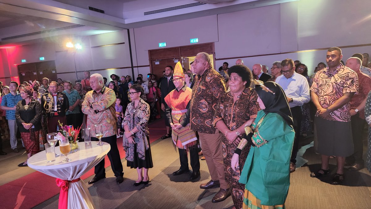 Congratulations @bencarnadi for a successful and colorful celebration of the 77th anniversary of the Independence of #Indonesia, with your Foreign Minister in #Fiji!