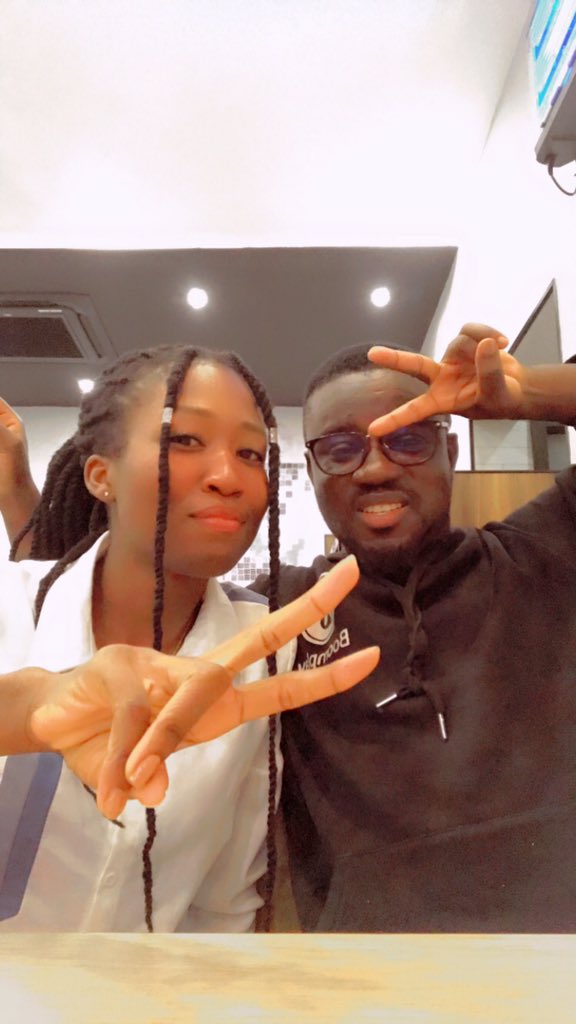 okt_ranking's tweet photo. Hey let’s do this again @ellyserwaaa 🤩🤩🤩 @KFC_Ghana your mind dey ? #KFCGhana #SportsCenter https://t.co/Zpzb4JzDGH