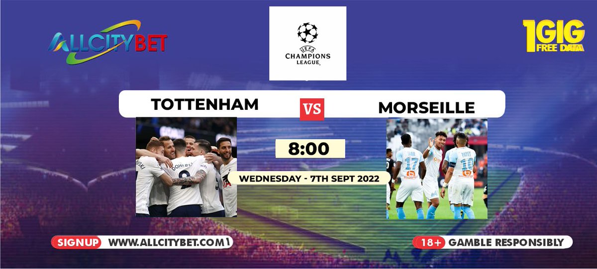ALLCITYBET1's tweet photo. UEFA Champions League 😍😍
✅ ALT MADRID VS FC PORTO
✅ NAPOLI VS LIVERPOOL 
✅ INTER MILIAN VS BAYERN MUNICH 
✅ TOTTENHAM VS MORSEILLE 

Drop your Predictions😊 https://t.co/1F0faMJ3Xc