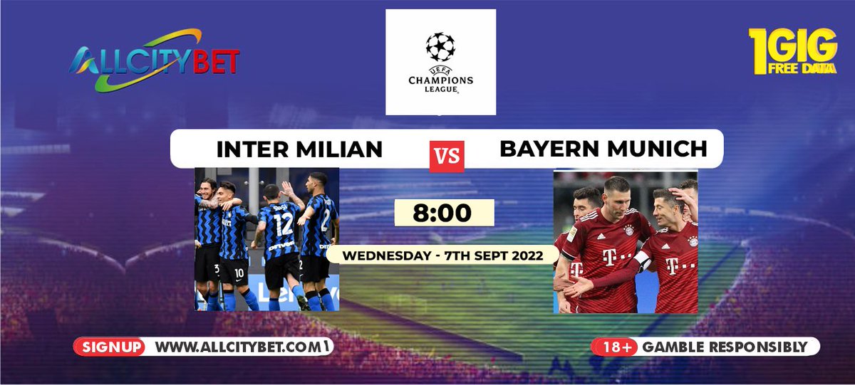 ALLCITYBET1's tweet photo. UEFA Champions League 😍😍
✅ ALT MADRID VS FC PORTO
✅ NAPOLI VS LIVERPOOL 
✅ INTER MILIAN VS BAYERN MUNICH 
✅ TOTTENHAM VS MORSEILLE 

Drop your Predictions😊 https://t.co/1F0faMJ3Xc