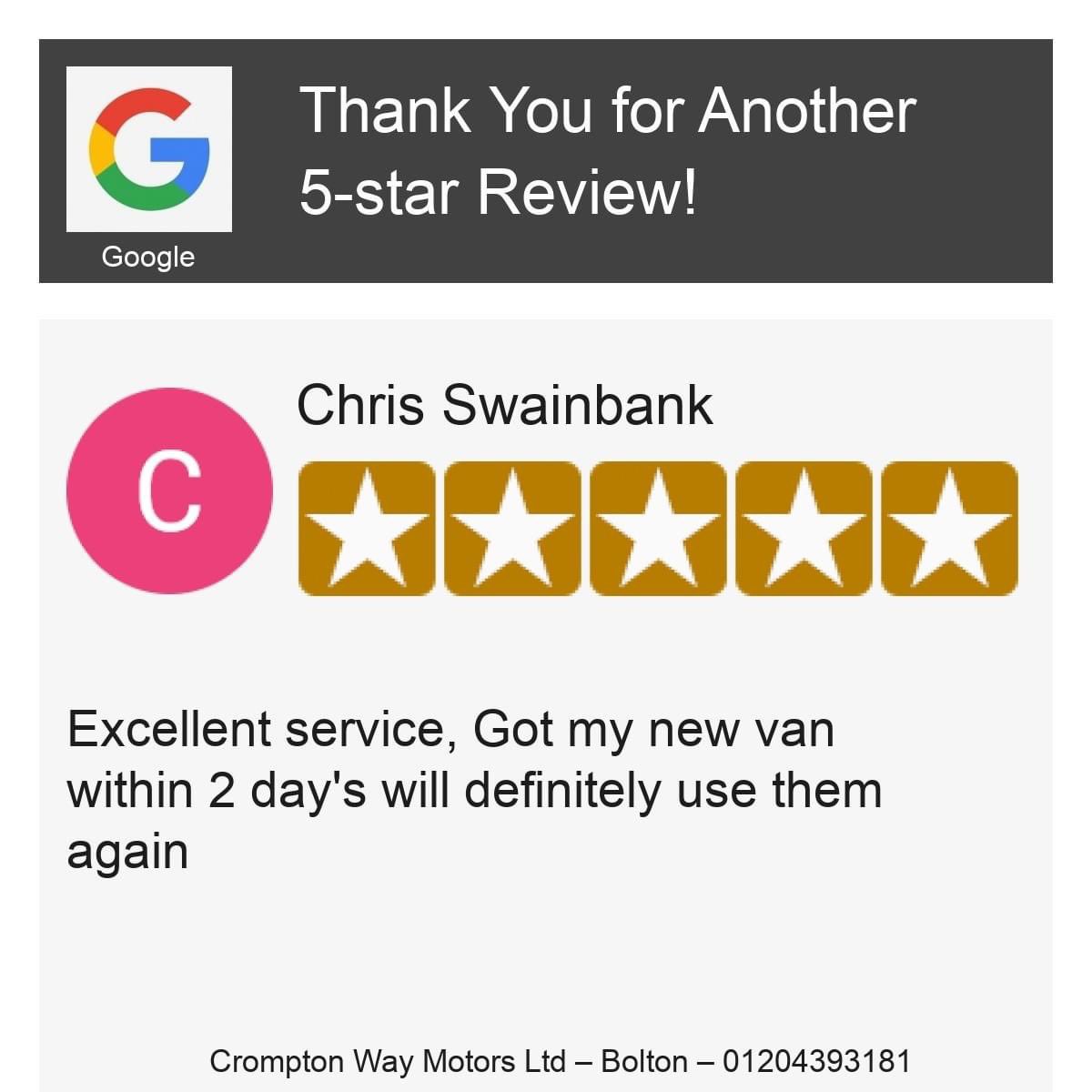 Check out this 5-star review from one of our customers! Have you posted on our review page yet? Review us today: hoy.cc/1r5