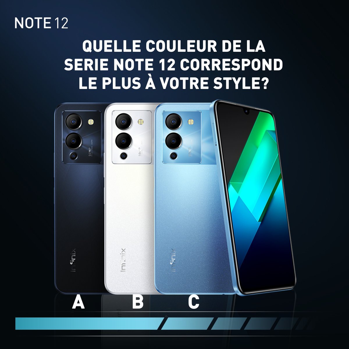 InfinixTg's tweet photo. ❓❓❓
#NOTE12 #Note12_G96 #prenezlesdevants https://t.co/ze2CXqc6Bk