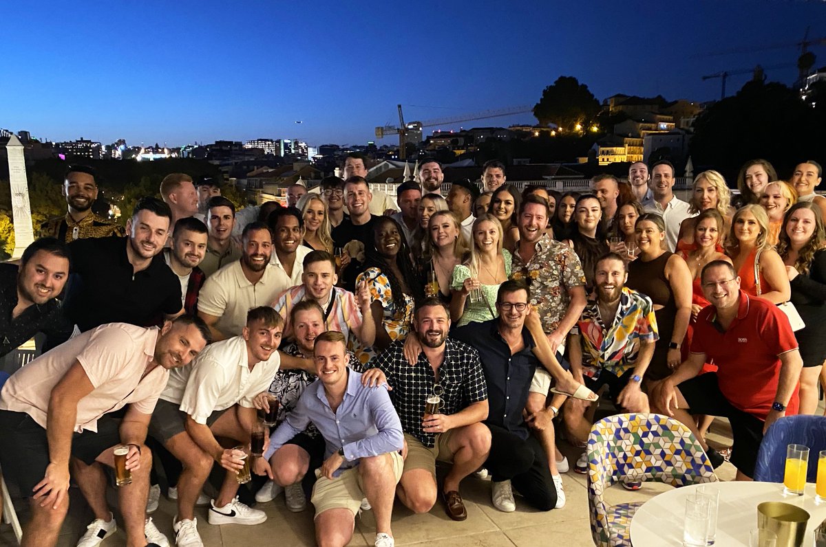 We're back!! Carrington West's company holiday to Lisbon was incredible, and here's some of the team enjoying a beautiful rooftop bar in the city. More photos to come soon, or visit the link in our bio to see live jobs with us!✈️🇵🇹 #companyholiday #ukrecruitment #teambuilding