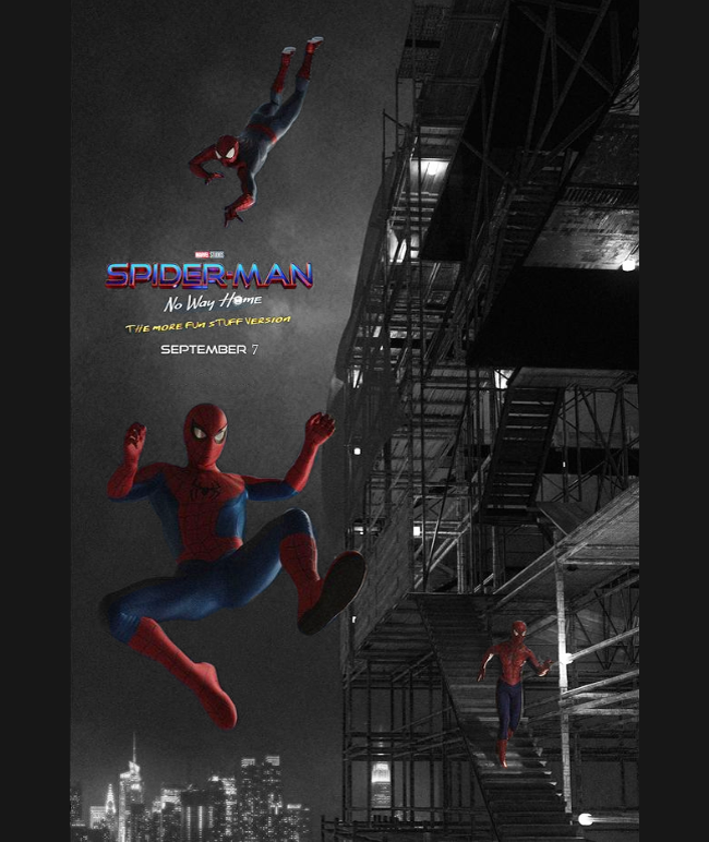 brightfish_be's tweet photo. Tomorrow Spider-Man: No Way Home swings into our cinemas! The Spideys are back on the Big Screen with more fun stuff! π·οΈ Via: @venmohology #SpiderManNoWayHome #MoreFunStuffVersion #WeLoveCinema #EyeCatchingMedia https://t.co/rAgezK3PFZ