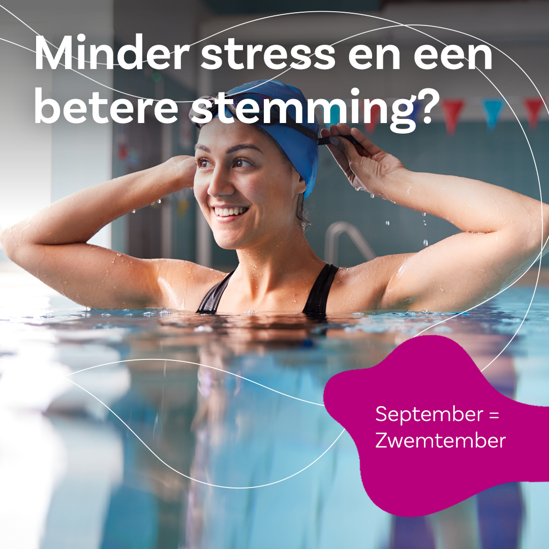 Zwemmen is ontspannend en vermindert stress en neerslachtigheid. Het verbetert je stemming en vergroot je zelfvertrouwen, omdat je tijdens het zwemmen meer van het hormoon serotonine produceert. Kom zwemmen met €25,- korting, 3 maanden onbeperkt. Check bit.ly/3RjpfeY