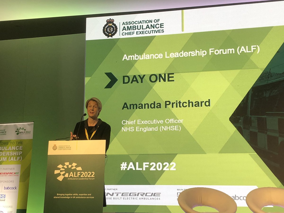 Anna Parry (@annaparry12) on Twitter photo Great to hear from <a href="/AmandaPritchard/">Amanda Pritchard</a> at <a href="/AACE_org/">The Association of Ambulance Chief Executives</a> #ALF2022 this morning thanking everyone in the amb sector for their tremendous efforts over the last 1000 days and focusing attention and efforts on the next 1000, as well as med and long term future of UEC Great to hear from <a href="/AmandaPritchard/">Amanda Pritchard</a> at <a href="/AACE_org/">The Association of Ambulance Chief Executives</a> #ALF2022 this morning thanking everyone in the amb sector for their tremendous efforts over the last 1000 days and focusing attention and efforts on the next 1000, as well as med and long term future of UEC