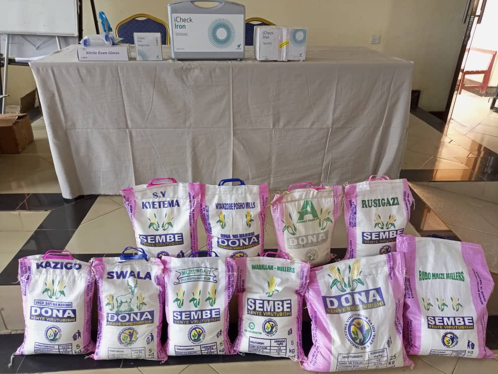 Today <a href="/GAIN_TANZANIA/">GAIN TANZANIA</a> is facilitating Training on flour fortification monitoring to region and district food inspectors.Both quantitative (iCheck Iron) and qualitative (Iron spot test)Methods will be covered using maize flour samples from SMEs in the region.