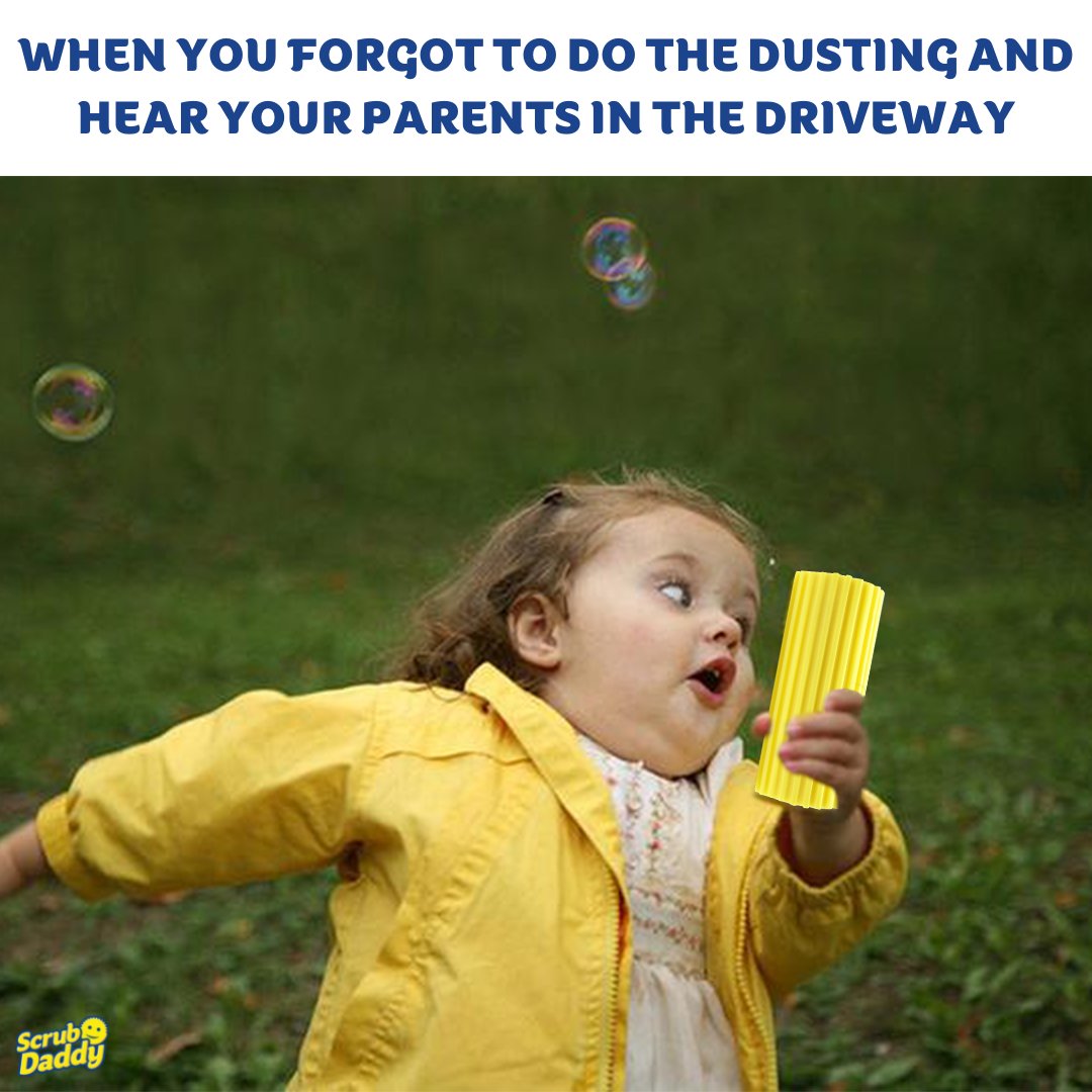 scrubdaddy_uk's tweet photo. Dusting? Defrost the chicken? Bring the washing in? We've all been there 🤣 🤣 #scrubdaddy #dampduster #hinch #hinching #meme #scrubdaddyuk https://t.co/MXVJmrGDZ7