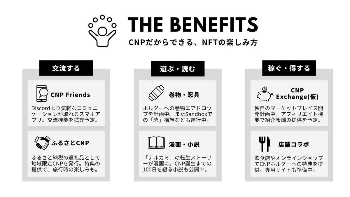 【公式】CNP（シーエヌピーー） CryptoNinja Partners on Twitter "\ 5分で分かるCNP ／ CNPと