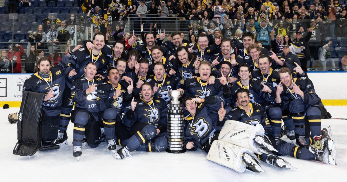 RegionCanberra's tweet photo. The @CBRBrave has added more silverware to the cabinet, taking out the #GoodallCup, the most prestigious trophy in Australian #icehockey 
https://t.co/qXUdlhGn1L https://t.co/EU2VI6xkpY