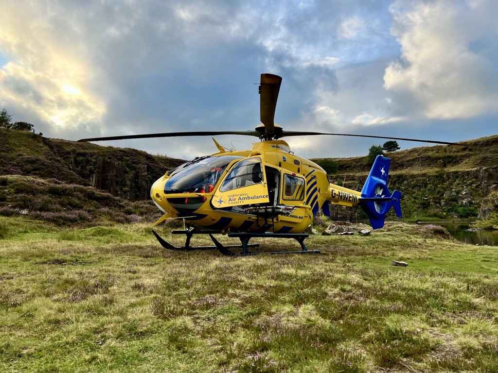 NWAirAmbulance's tweet photo. We're funded by you!

See your generosity in action, last month... 
 🚨 We responded to 230 incidents 
 🤕 The most common incident type was Accidental Injury 
🗺️  Our busiest area was Greater Manchester
🚁  Our busiest helicopter was H72

#AAWeek2022 https://t.co/AqY4GVbOdp