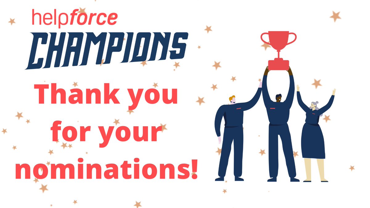 help_force's tweet photo. Submissions for the Helpforce Champions Awards 2022 are now closed!

We're excited to read all your inspiring stories and we’ll be sharing them very soon 🥳

Check out the stories from last year’s shortlisted entries and our winners: https://t.co/AocXqkEj5u

#HelpforceChampions https://t.co/aodYtFpfRv