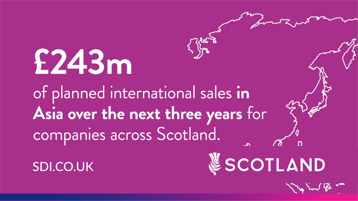ScotEntNews's tweet photo. As Day 2 of @foodhotelasia in #Singapore gets underway, DYK that in FY21/22, trade support @ScotDevInt provided to companies will deliver Β£243m of planned international sales in Asia over the next three years? #FHA #ScotExport #ScotlandIsNow https://t.co/AWCFiRrzUg