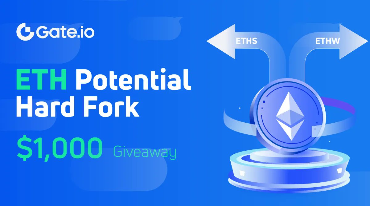 Gate's tweet photo. 🔥#Gateio Supports $ETH Merge and the Potential Hard Fork 

$ETHS &amp; $ETHW Swap &amp; Trading are available!
👉https://t.co/0R7vHJ8lCs

🎁Extra Bonus,Join and Share $1,000
✅Follow @gate_io
✅Like &amp; RT
✅Participate: https://t.co/oupW2I73bQ

➡️Find More: https://t.co/4Wwxz07pC4 https://t.co/ReTebooAcd