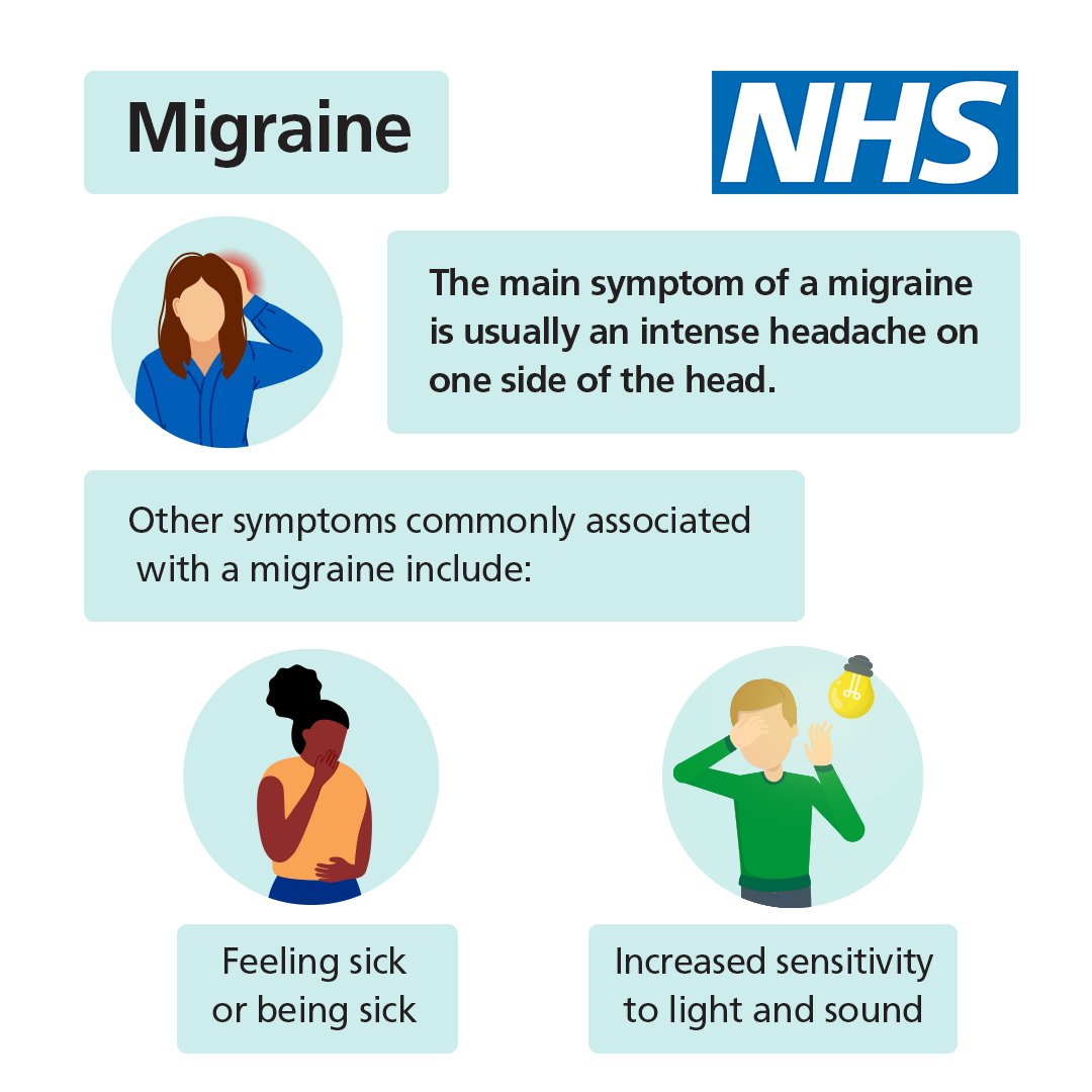 NHS on Twitter "It’s MigraineAwarenessWeek. Here are the common