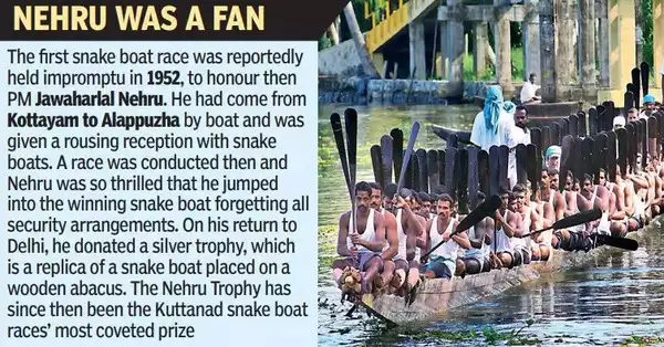 timesofindia's tweet photo. #Kerala #SnakeBoat races back after Covid https://t.co/DAO9C8X5Ly https://t.co/Csdu7a0bEZ