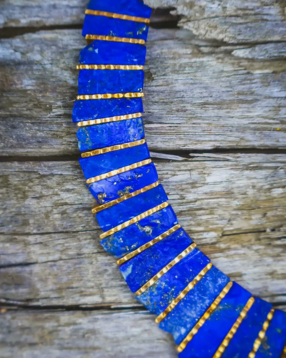 prudenandsmith's tweet photo. Our Lapis Lazuli Jewellery Collection uses hallmarked sterling silver wrapped in vermeil (gold plated silver) to enhance the striking celestial blue colour of the rough cut gemstone.

#jewellery https://t.co/Uz8vDuoVnd