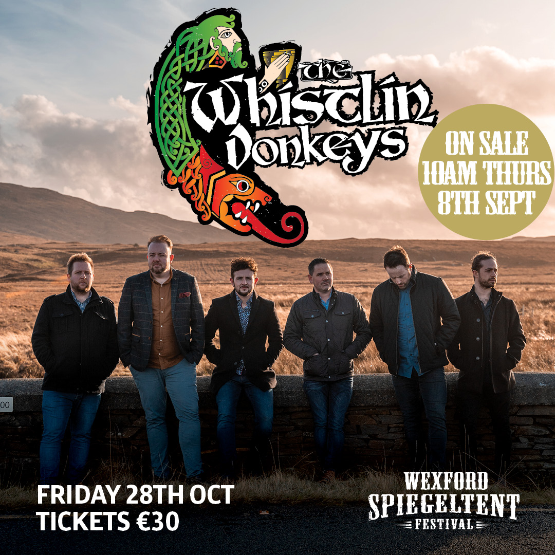 SpiegeltentWex's tweet photo. Get your dancing shoes on @_thedonkeys are coming to Wexford's Spiegeltent Festival 🕺🏻The lads are bringing the tunes Friday, October 28th are you ready ?🙌🏻
Tickets on sale Thursday, 8th September @ 10am from 🎟 https://t.co/eukuTRmJIz and https://t.co/JOhDTAT7c2 https://t.co/m6g6InDCyh