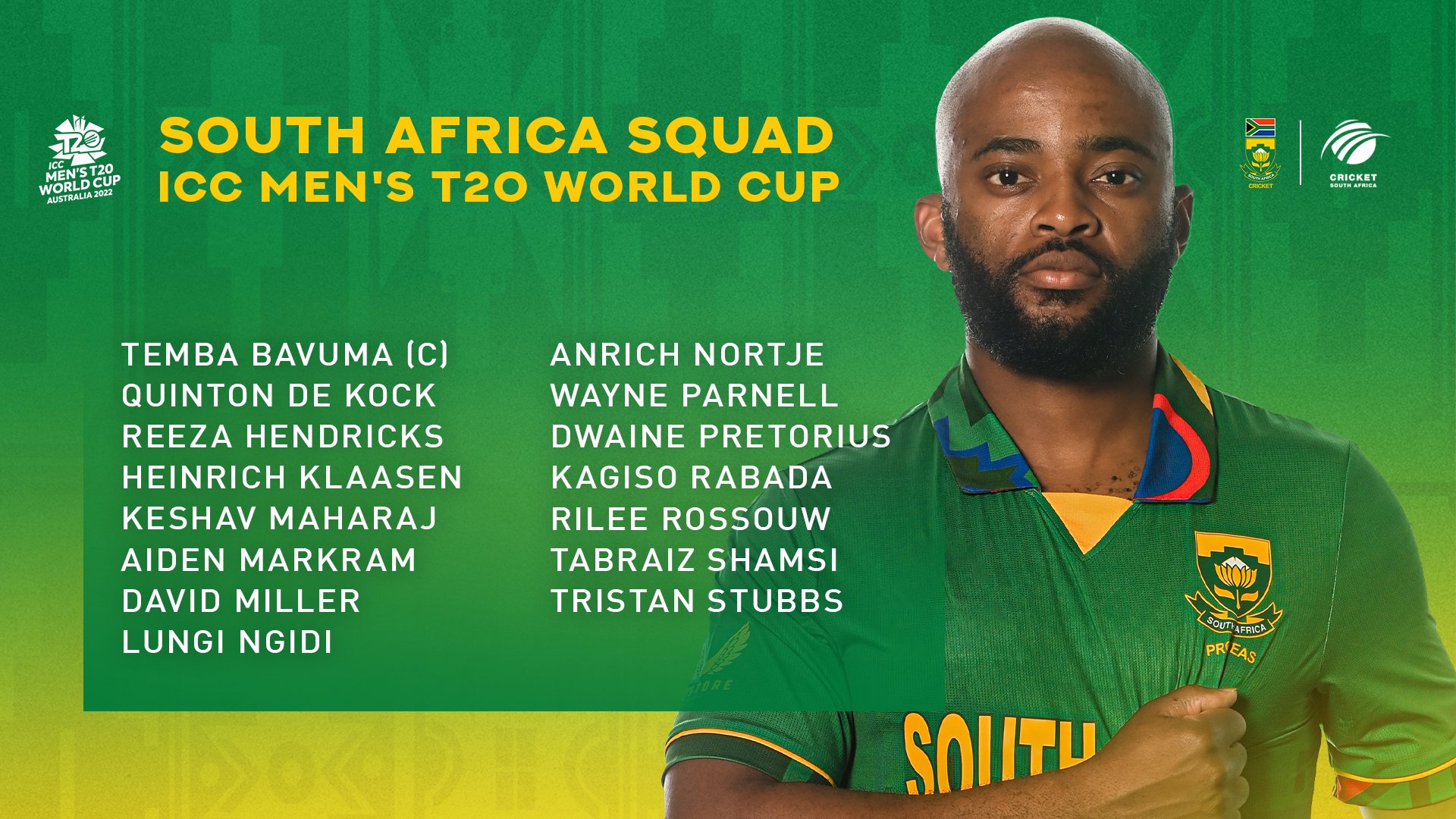 SA T20 WC Squad: Rassie van der Dussen OUT of T20WC, Temba Bavuma returns, Tristan Stubbs named replacement, IND vs SA T20 Series, T20 World Cup LIVE