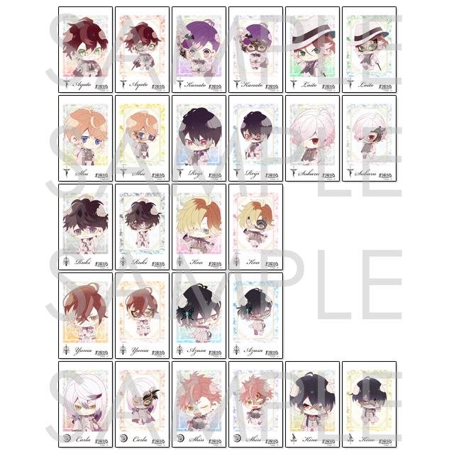 【SKiT Dolce】\9月7日正午より予約開始/
『DIABOLIK LOVERS』より、「Masquerade Jewel」イラストを使用したラメハート缶バッジとポラロイド風カードの登場です♪
詳細はこちら⇒https://t.co/HGMOGvjH1b
#skitdolce 