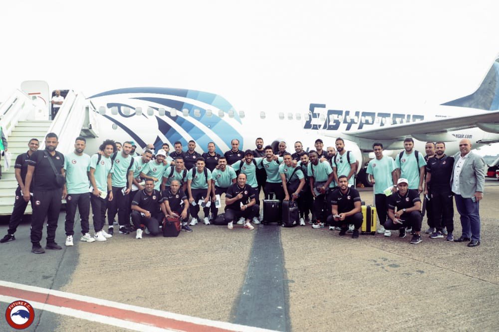 DugOutAfrica's tweet photo. Future FC of Egypt have landed in Uganda ahead of their first leg CAF Confederations qualifiers against BUL FC this weekend.
The game will be played at St Mary’s Stadium Kitende. 

#FTSports https://t.co/VT6CSVeMnp