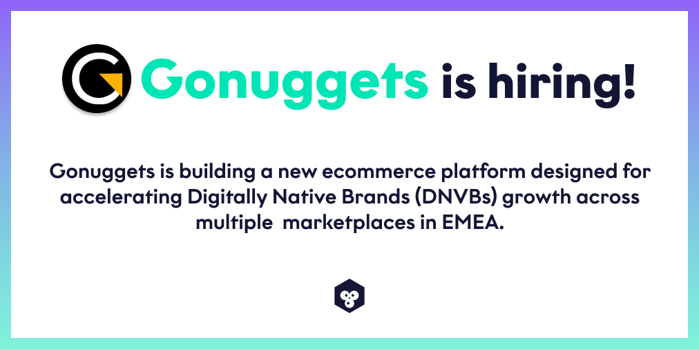nextenio's tweet photo. π‘ #BackEnd Engineers, Gonuggets offers you the opportunity to work from home! Want to join their tech team ? Meet them on nexten.
π https://t.co/3iVSv9FRKV
#techishiring #techhirestech #java #javascript #aws #RT #remote https://t.co/cbOjJvoAfo