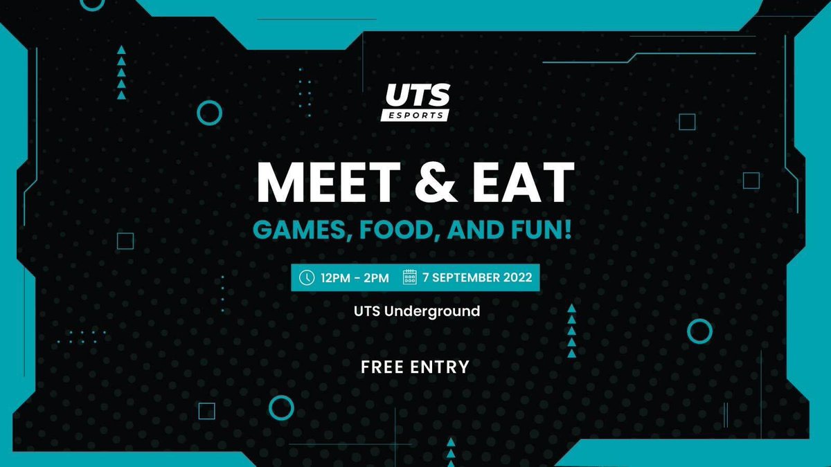 The UTS Esports Meet &amp; Eat event series is back again tomorrow from 12-2pm at the UTS underground !

Join us for an afternoon of Butter Chicken and video games.

See you there !
