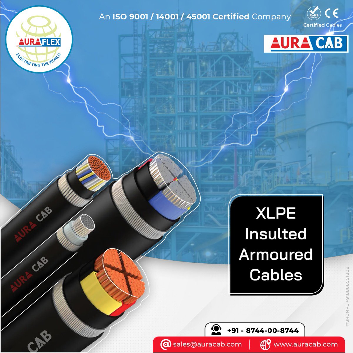 auracabcables's tweet photo. XLPE insulation performs at both high and low temperatures. 
.
For More Details 
🌐 https://t.co/CQWEZXJhtb
📞 +91-8744-00-8744
#XLPEinsulation #AuracabEnergisingGujarat #AuracabEnergisin #housewire #wireandcables #srompl #india https://t.co/nf2X0ryYyr