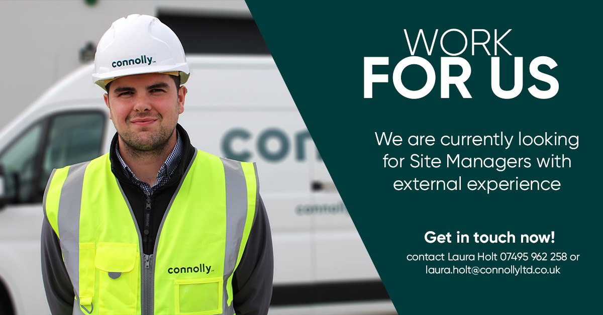 ConnollyLtd's tweet photo. Become apart of the Connolly Family #recruit #sitemanagerjobs #externalworks https://t.co/robFZ5bNIx