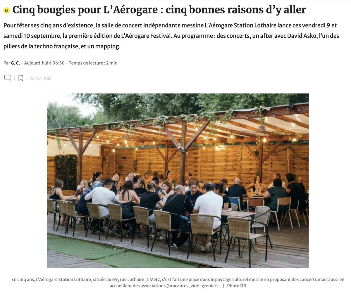 kevin_breniere's tweet photo. ✨ AÉROGARE FESTIVAL (plein air) ✨
Rendez-vous ce weekend pour la 1ère édition !
Billetterie 🤜 https://t.co/PlwIOw0dJY
#metz #metzmetropole #moselle #festival #culture  @LeRL_Metz https://t.co/lN0icZtVIj
