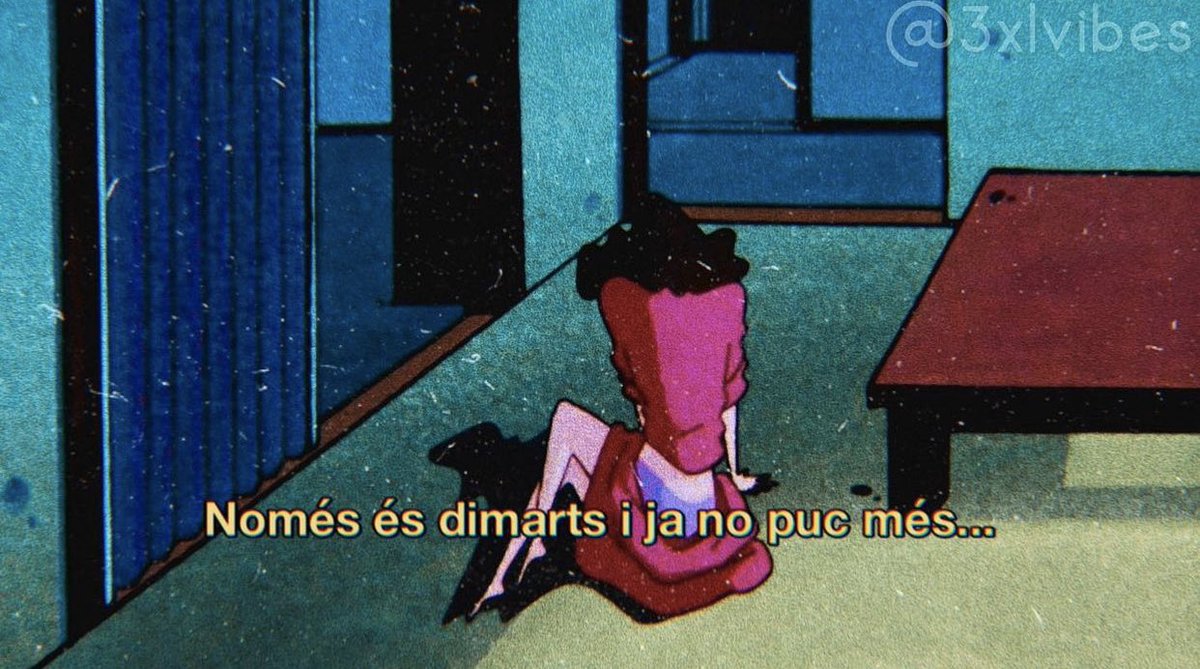 3xlvibes's tweet photo. «Només és dimarts i ja no puc més...»
💮 Anime: Shin-Chan
👤 Misae Nohara
#3xlvibes #animecatala #mangacatala #3xlnet #animeencatala #shinchancatalà #shinchan #aesthetics #catala #shinosuke #nevat #nevado #nevatcatala #misae #misaenohara #tv3 #dibuixosencatalà https://t.co/FyacvG4gcx